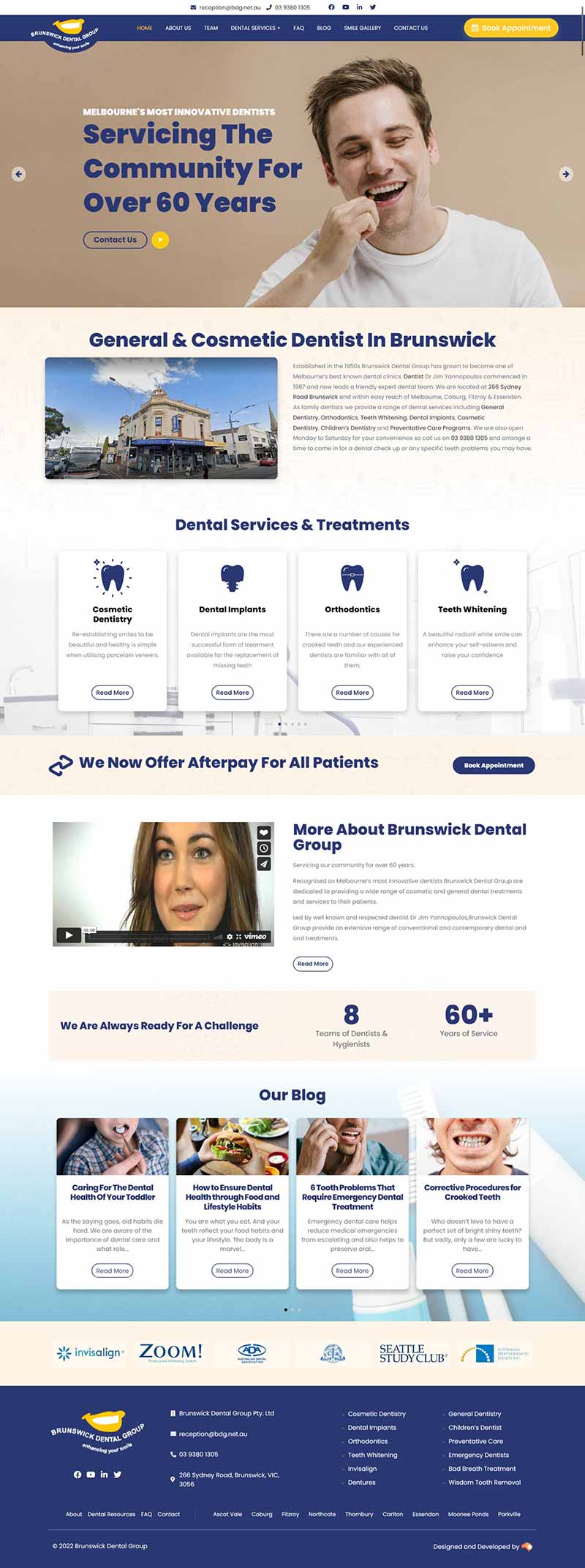 Brunswick Dental Group homepage