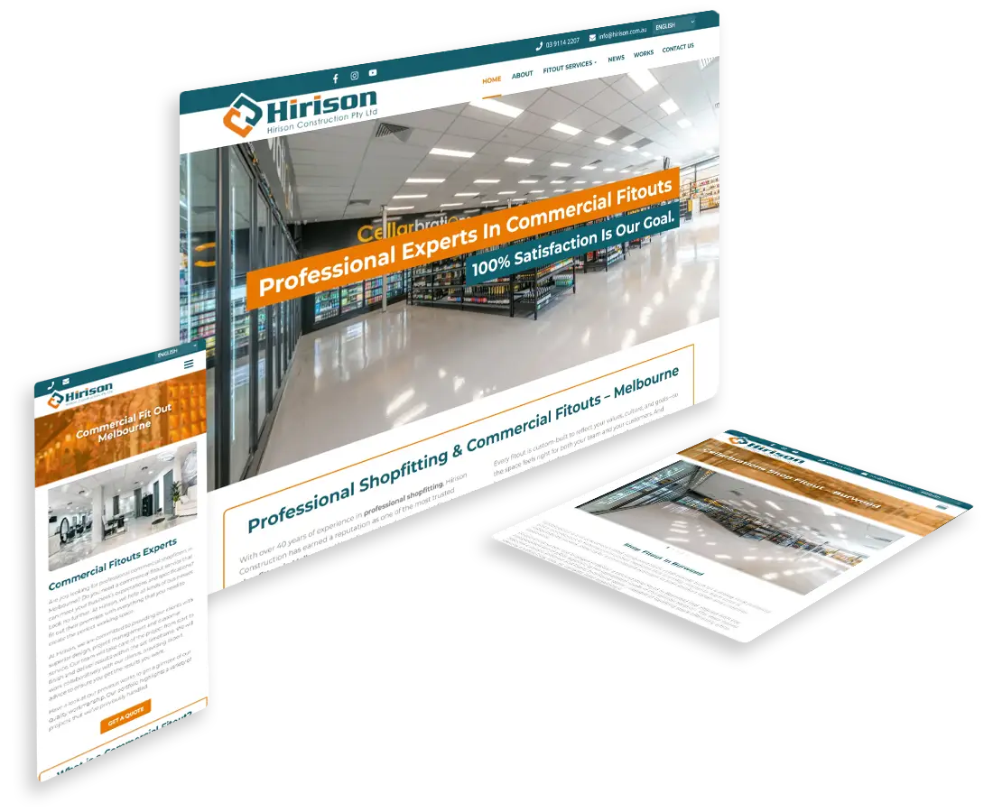Hirison Construction across devices